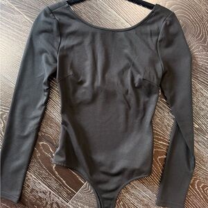 Black Long Sleeve Bodysuit